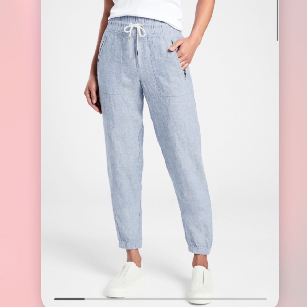 Athleta Cabo Linen Jogger Size 4